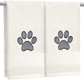 SmoothNovelty 2 Pcs Dog Paw Hand Towels by SmoothNovelty