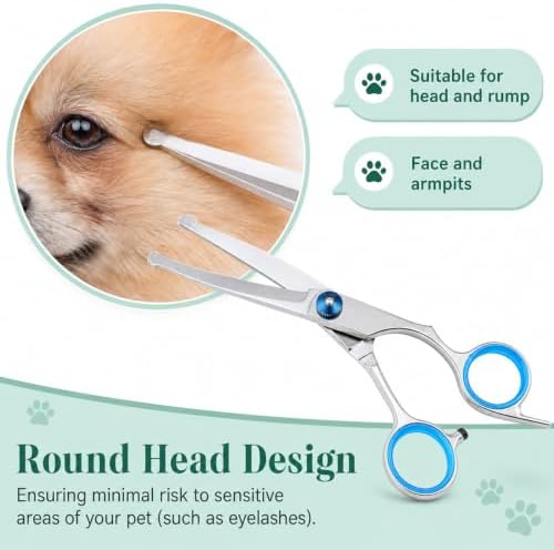 Dog Grooming Tools Set, Curved Shears Dog Grooming - Image 4