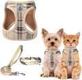 PUPTECK Adjustable Dog Harness Collar and Leash Set Step in No Pull Pet Harness by PUPTECK