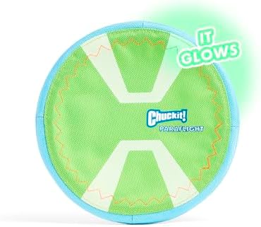 Chuckit! Max Glow Paraflight Flying Disc Dog Toy, 1 Pack - Image 3