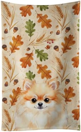 Caroline's Treasures Pomeranian Dogs Kitchen Towel 15x25 in by CarolinesTreasures