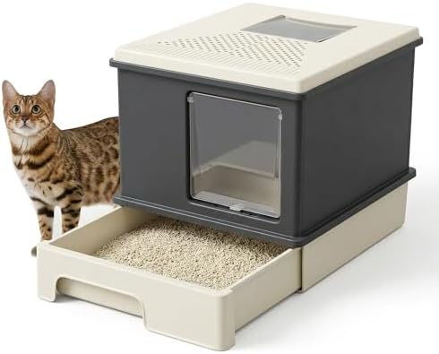 MUTTROS Enclosed Cat Litter Box by MUTTROS