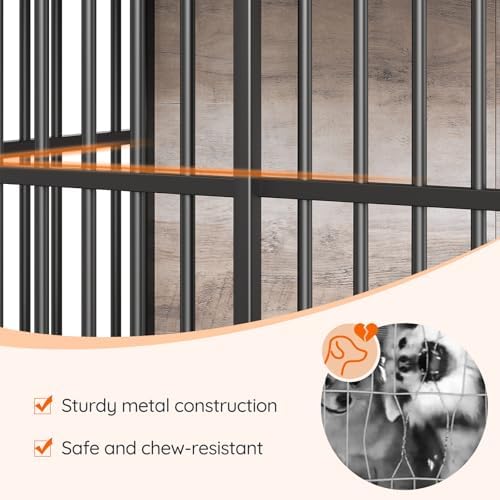 HOOBRO Dog Crate Furniture, 36.6" Heavy Duty Dog Kennel - Image 7