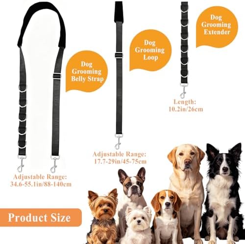 Dog Grooming Belly Strap Dogs Grooming Table Arm Extender Loop - Image 2