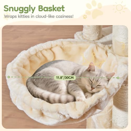 Taoqimiao Sturdy Cat Tree, Cat Tower - Image 5