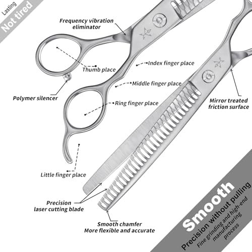 High-end Professional Dog Grooming Thinning Scissors Teeth Cutting Blending - Image 3