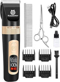 Petsaunter Dog Hair Clippers, 4-Speed Low Noise Rechargeable TypeC Electric Pet by PetsaunterOfficial