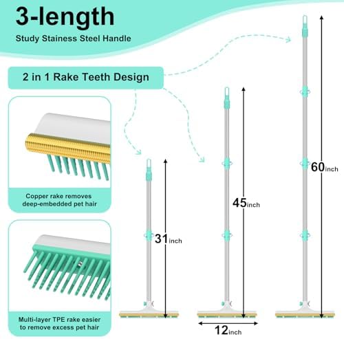 Carpet Rake for Pet Hair Removal - Image 3