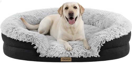 Miorun Fluffy Orthopedic Dog Beds Large Sized Dog by Miorun