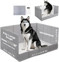 HQ4US 4LEGS Dog Litter Box Indoor High Walls, Puppy Pee Pad Holder Foldable by HQ4US4LEGS