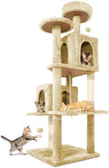 58.5inch Large Cat Tree Tower Condo by TSCOMON