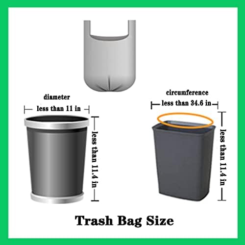 Small Black 4 Gallon Trash Bag - Image 5