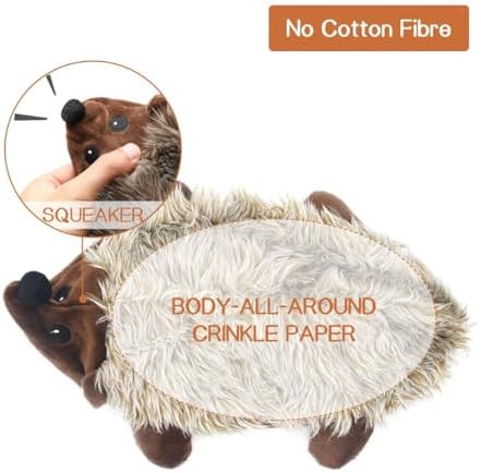 Dog Squeaky Toys for Small Dogs, Puppy Toys for Teething Cute Hedgehog - Image 4