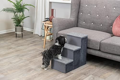TRIXIE 3-Step Velour Pet Stairs - Image 3