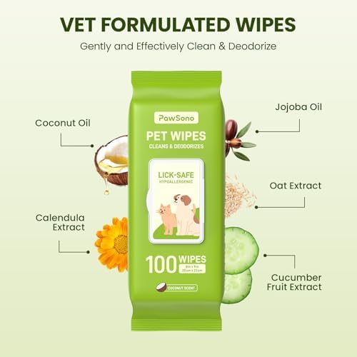 PawSono Hypoallergenic Pet Wipes - Image 4