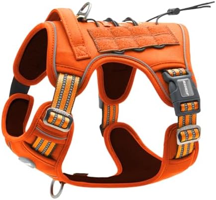 AUROTH Dog Harness for Small Medium Dogs, Tactical No Pull Dog Vest by AurothPets