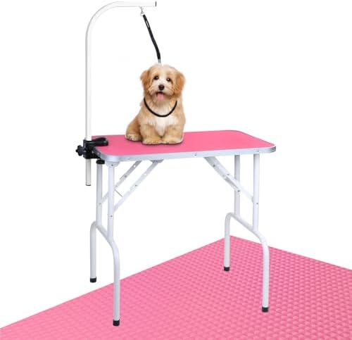LEIBOU Pet Dog Grooming Table Foldable Grooming Table pet Examination Table by LEIBOU