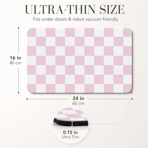 Natural Diatomaceous Earth Bath Mat, Ultra Thin Quick Dry Floor Rug - Image 3