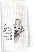 Funny Labrador Bathroom Hand Towel, Dog Lover Gifts-A05 by OXRUN