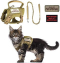 Tactical Cat Harness and Leash Set by SEZDEKI
