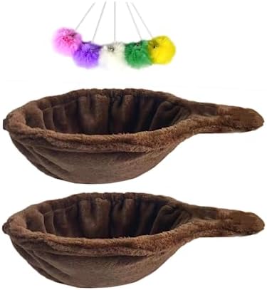 SHENGOCASE 14.6" 2-Pack Brown Nest Basket Lounger Hammock Bed Replacement by SHENGOCASE
