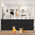96" Retractable Baby Gate, Long Mesh Dog Gate by Cideny