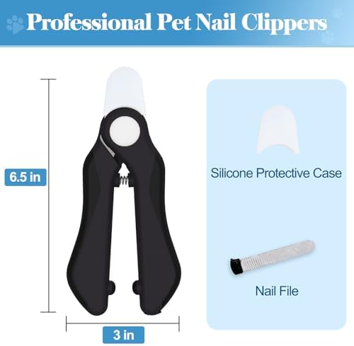 Swihauk Heavy Duty Dog Nail Clippers and Trimmers, Professional Pet Nail - Image 2