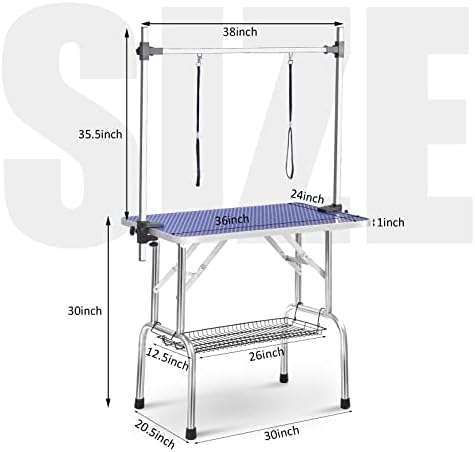 36 Inch Professional Adjustable Pet Grooming Table Heavy Duty - Image 3