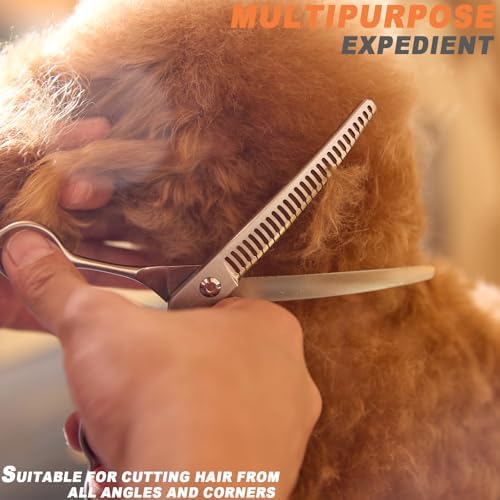 High-end Professional Dog Grooming Curved Thinning Scissors Teeth Blending - Image 5