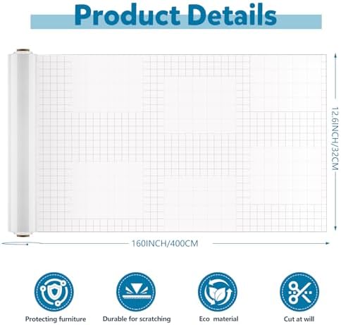 Anti Cat Scratch Furniture Protector – Clear Thicken Vinyl Tape 160"x 12.6" - Image 5