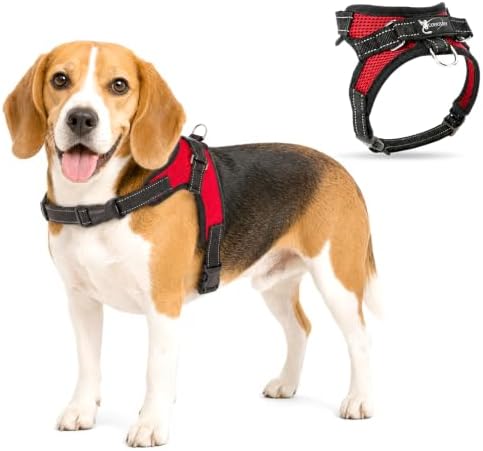 No Pull Reflective Adjustable Dog Harness by Copatchy