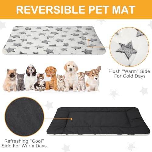 VitalCozy 4 Pcs Dog Crate Pads Soft Warm - Image 3