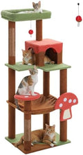 MUTTROS 56.3" Mushroom Cat Tree by MUTTROS