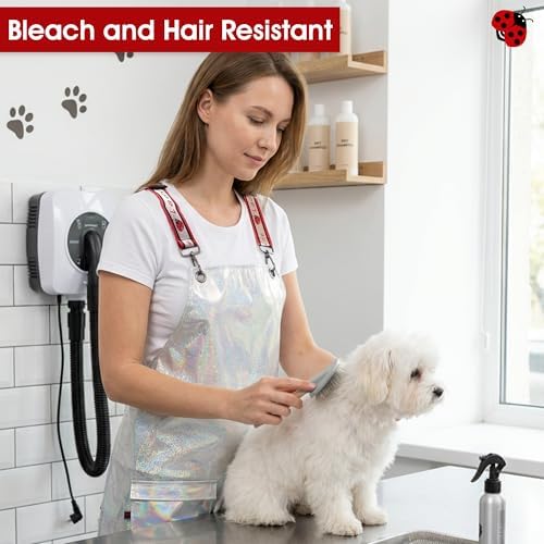 Ladybird Line 111 Clear Sparkling Waterproof Unisex Salon Apron - Image 5