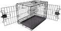 Amazon Basics Portable, Foldable Metal Wire Dog Crate by AmazonBasics