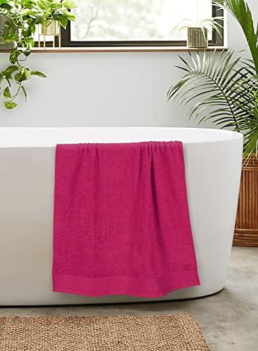 GLAMBURG 100% Cotton 2 Pack Oversized Bath Towel Set 28x55 Inches, Ultra Soft - Image 5