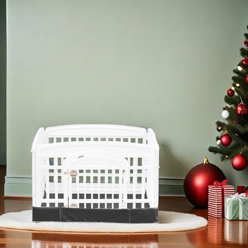 Dog Playpen Bottom Pad Fits for 36 Inch 4 Panels Exercise Pet Playpen, Dog - Image 6