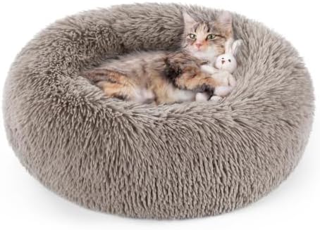 rabbitgoo Calming Cat Beds for Indoor Cats, 20 inches by rabbitgoo