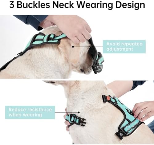 IVY&LANE No Pull Dog Harness for Medium Dogs, Reflective Dog Vest Harness - Image 4