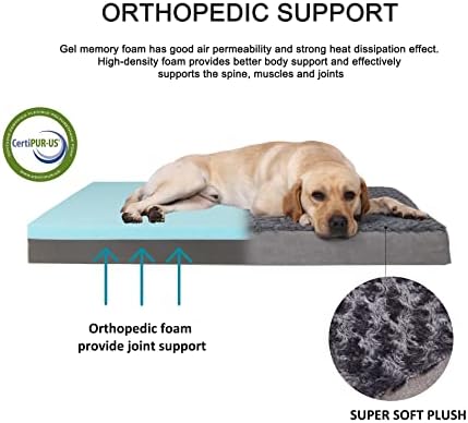 Orthopedic Memory Foam Dog Bed, Cooling Dog Beds - Image 2