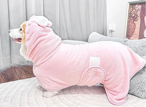 Pet Bathrobe for Dog Cat Absorbent Quick Drying Hooded Bath Towel - Image 6
