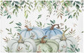 Giwawa Fall Blue Pumpkin Bath Rug Autumn Harvest Bathtub Mat Non Slip Absorbent by Giwawa