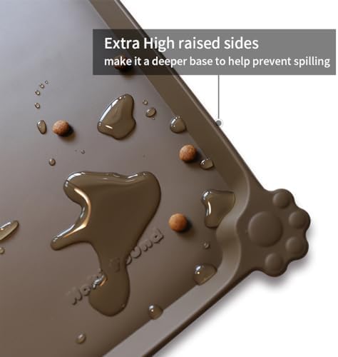 Hoki Found XX-Large Silicone Pet Food Mats Tray - Image 2