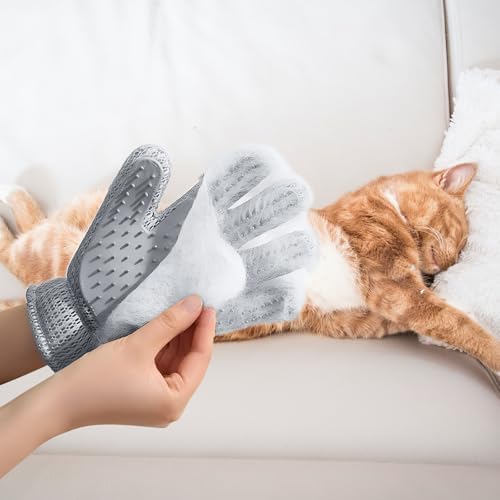 2 in 1 Pet Grooming Gloves - Image 6