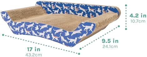 Kitty City Corrugate Sofa Lounger Cat Scratcher - Image 3