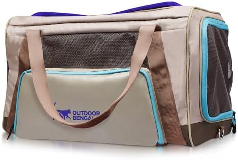 OutdoorBengal Zeppelin™ Airline Approved Cat Carrier Large Soft by OutdoorBengal