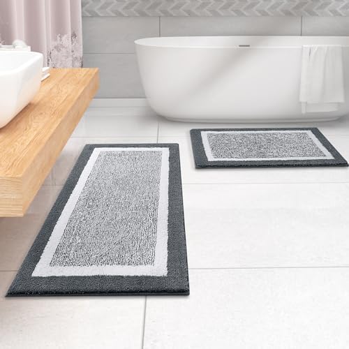 OLANLY Bathroom Runner Rugs 44x24, Long Bath Mats - Image 7