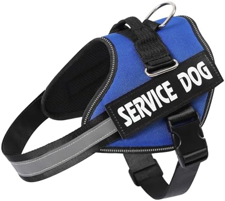 MUMUPET Service Dog Vest, No Pull & Reflective Dog Harness by mumupet