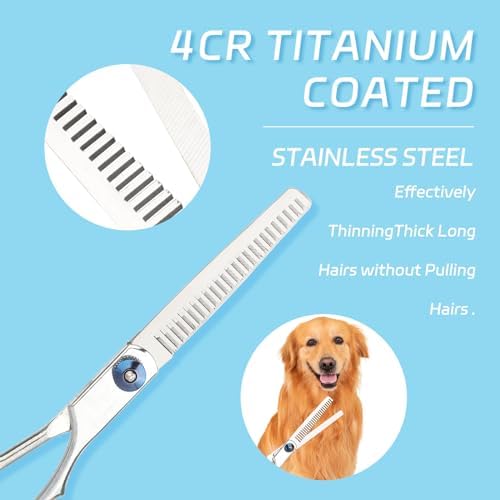6-piece set of pet grooming scissors and nail clippers - Image 5