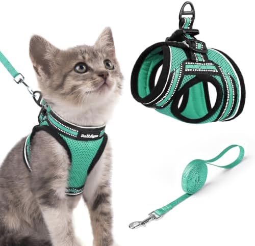 rabbitgoo Cat Harness and Leash Set, Step-in Soft Vest by rabbitgoo